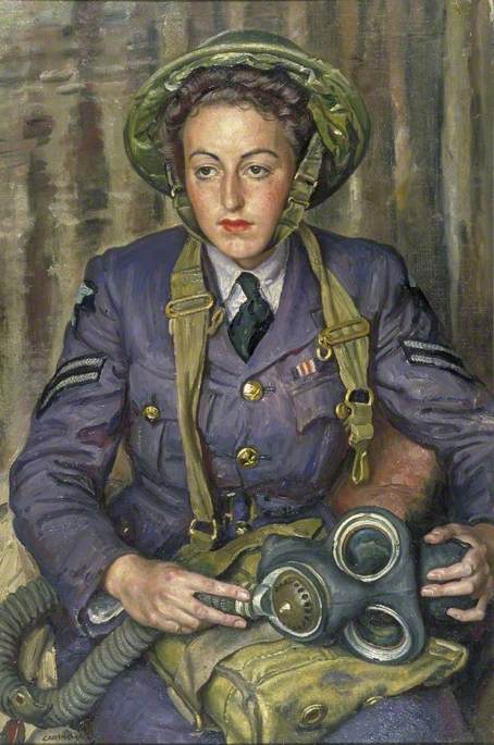 Corporal J. M. Robins, Women's Auxiliary Air Force