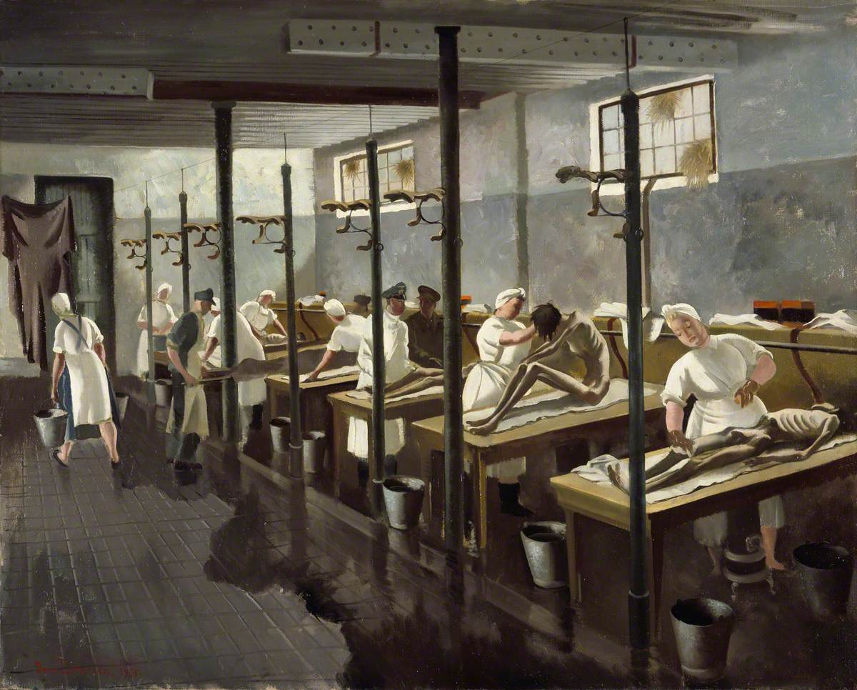 Human Laundry, Belsen, April 1945