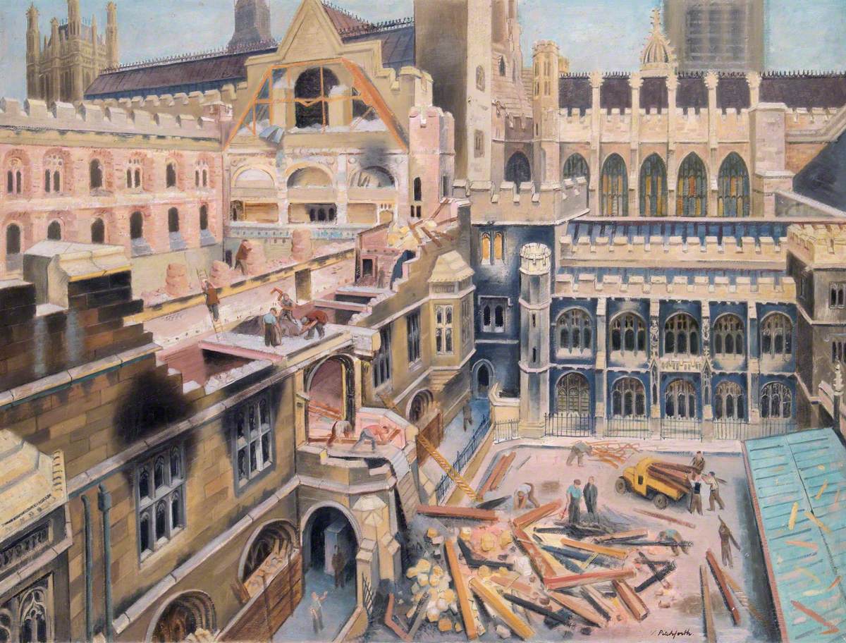 Chamber of the House of Commons: Bomb Damage