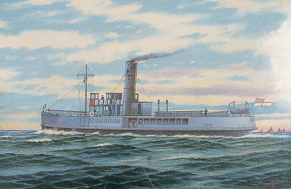 HMS 'Daffodil' after Zeebrugge