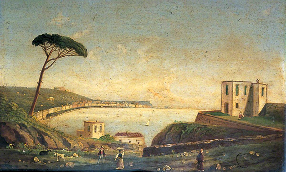 View of Old Naples Italy Art UK