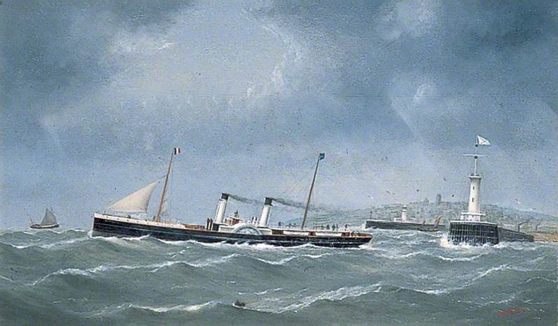 'Mary Beatrice' Leaving Boulogne