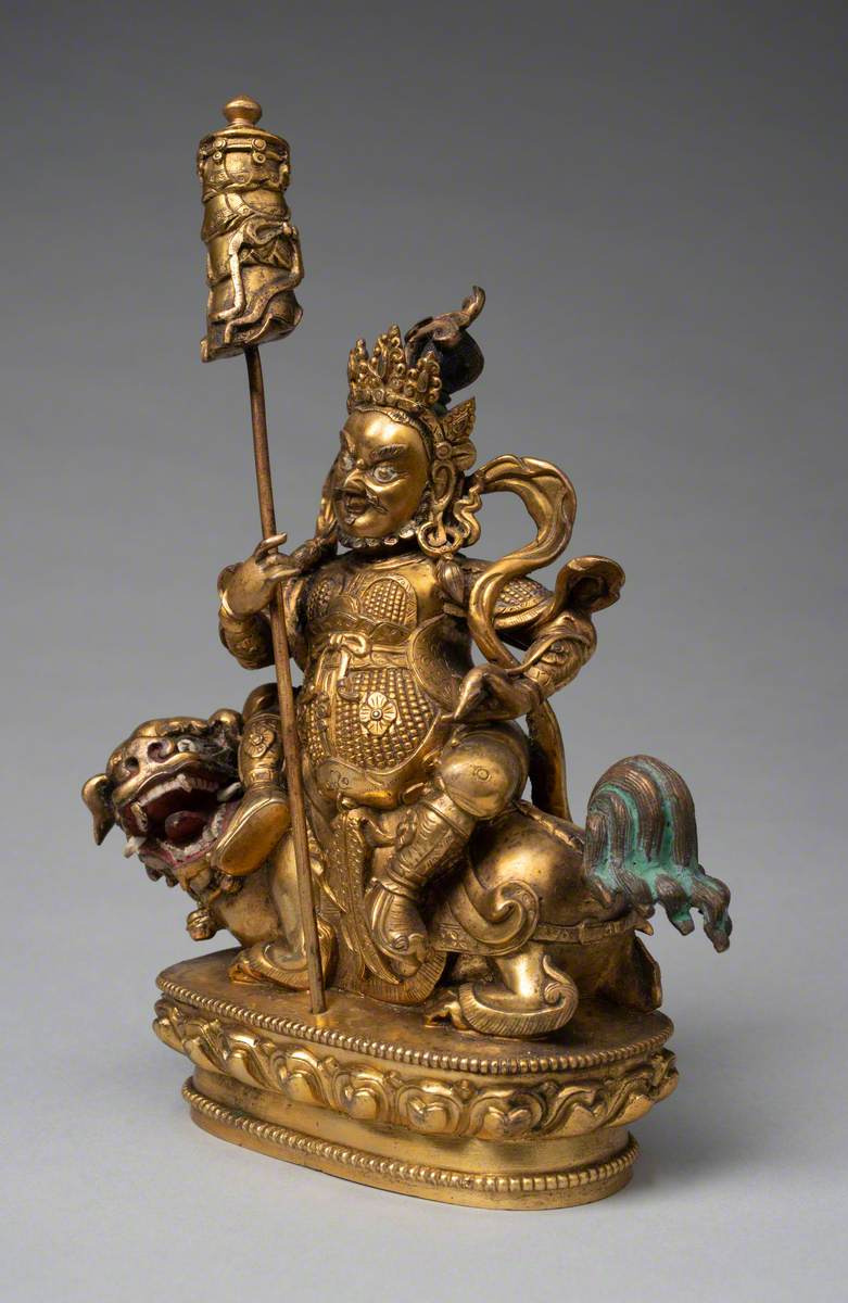 Vaishravana on a Lion