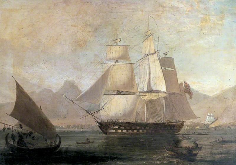 The East Kent Indiaman going into Macao Roads
