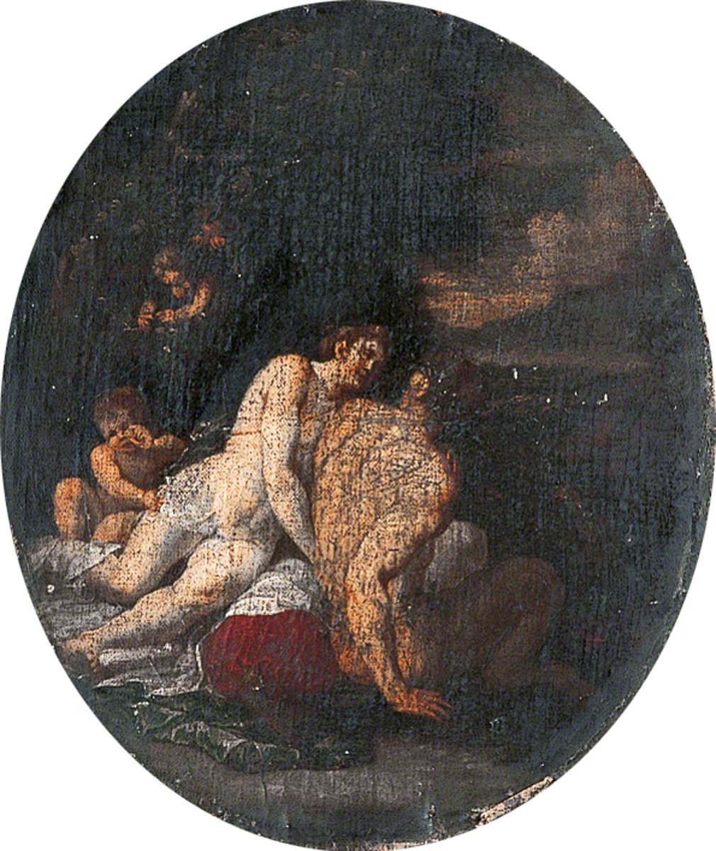 Nymph and Satyr with Putti