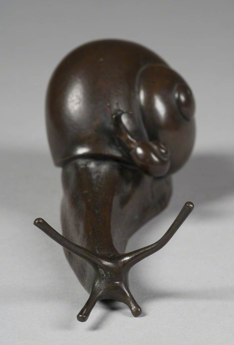 Okimono of a Snail