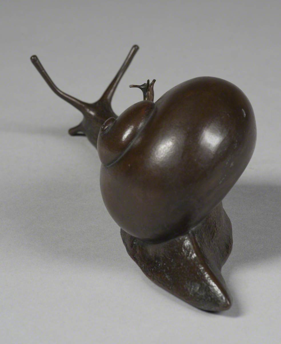 Okimono of a Snail