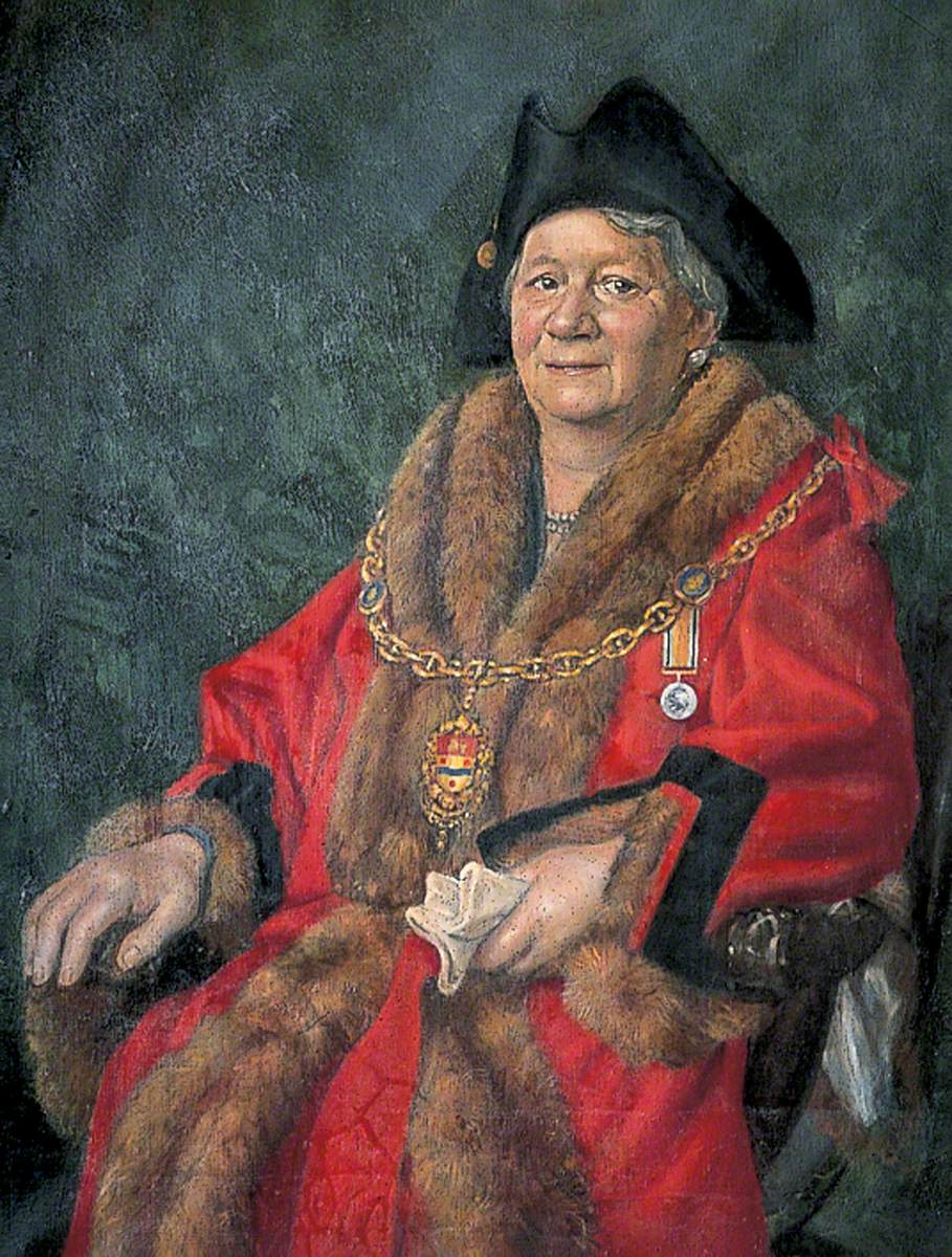 Mrs D. M. Relf, First Lady Mayor of Maidstone