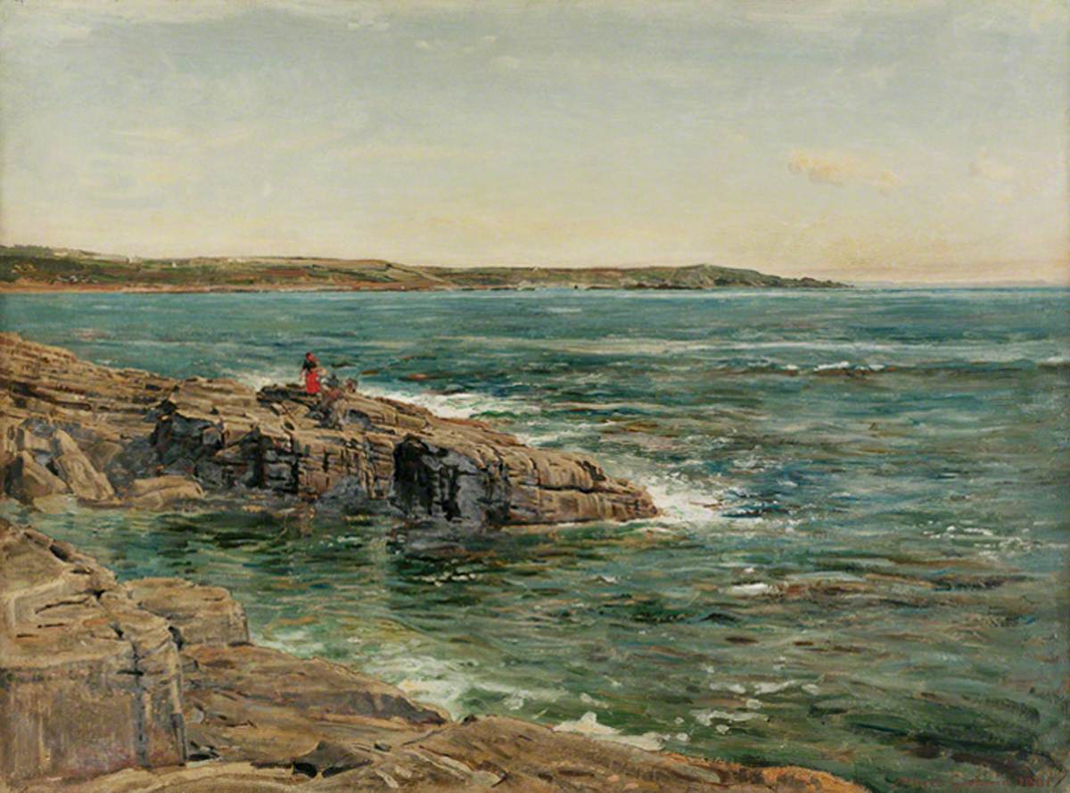 Blue Water in Mounts Bay, Cornwall