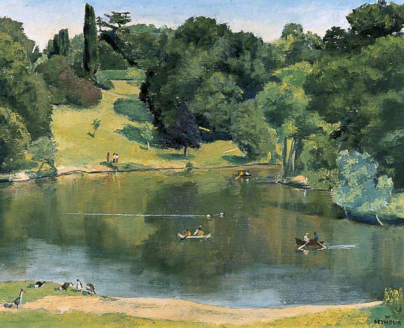 The Lake in Dunorlan Park, Tunbridge Wells, Kent