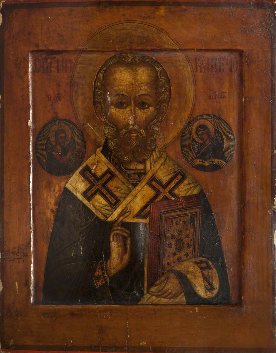 Icon with Saint Nicholas