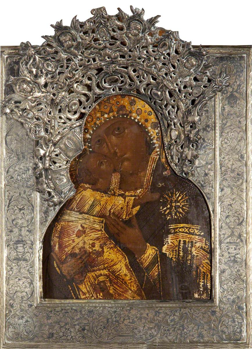 Icon With The Virgin Of Vladimir | Art UK