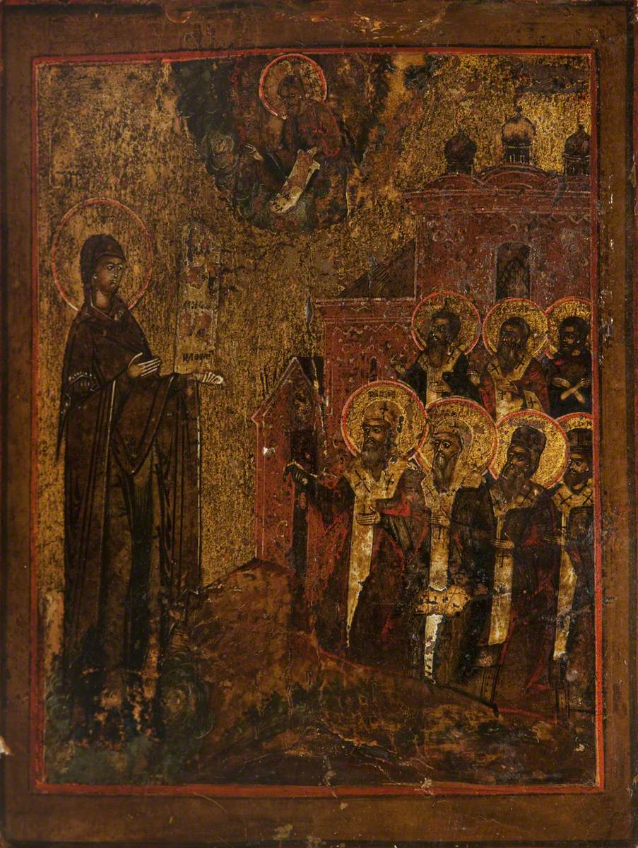 Icon with the Mother of God Bogolubskaya (‘The God Loving’)