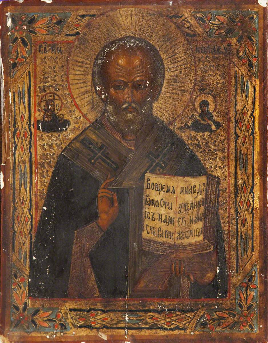 Icon with Saint Nicholas