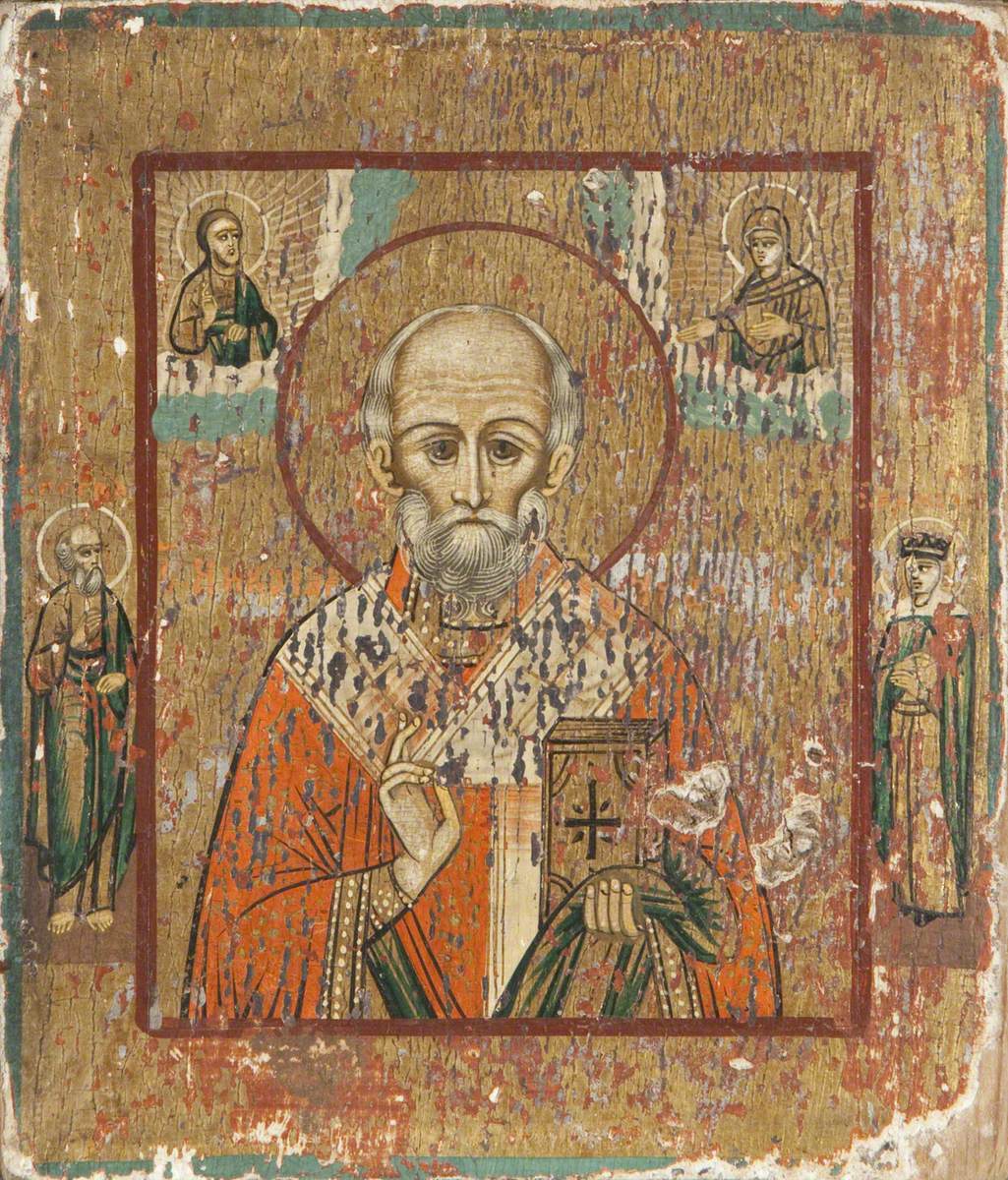 Icon with Saint Nicholas