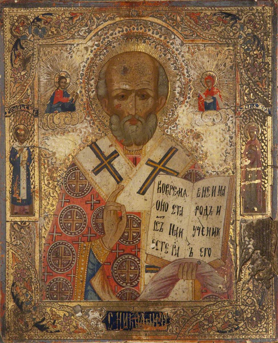 Icon with Saint Nicholas