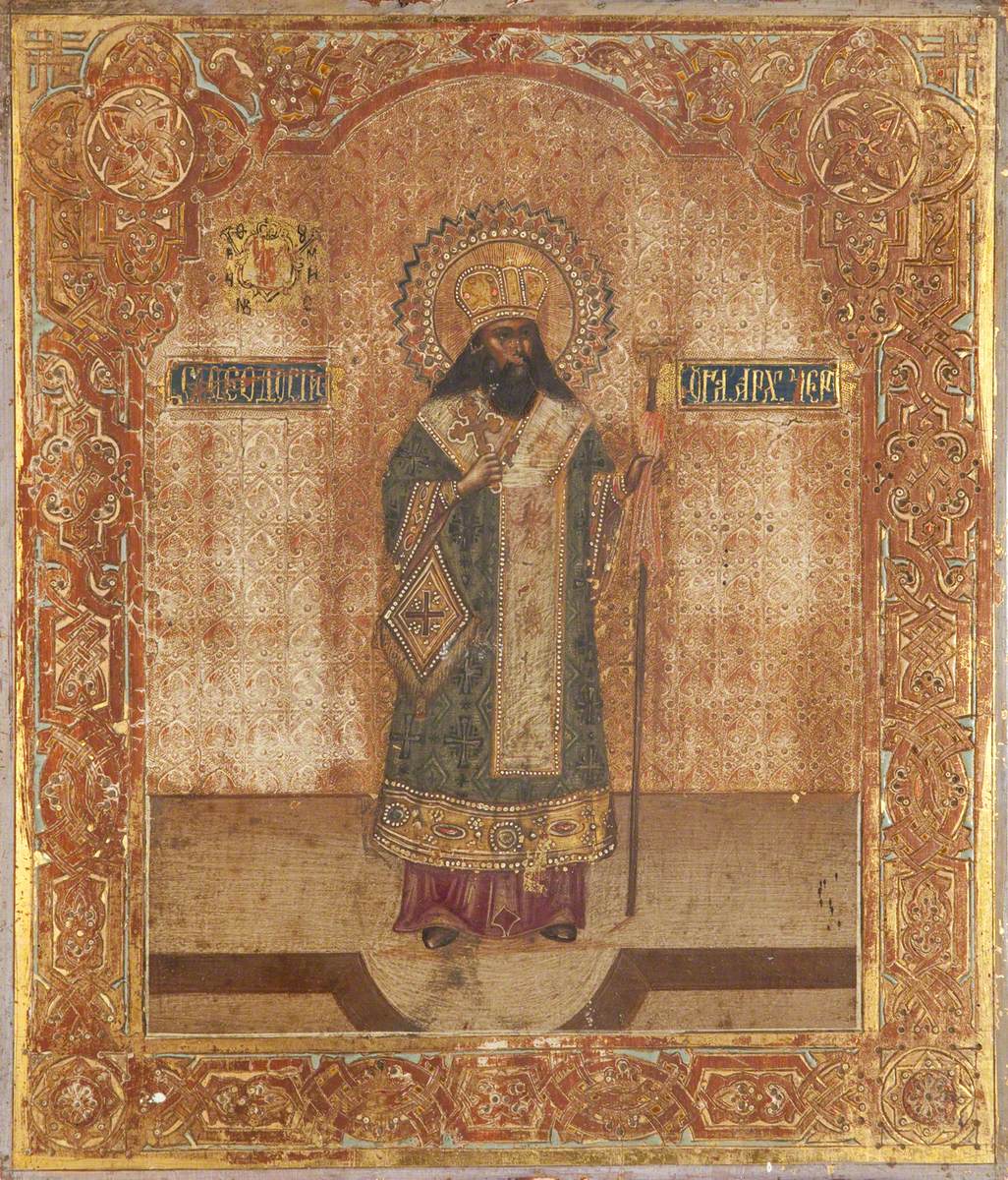 Icon with Saint Theodosius of Chernigov