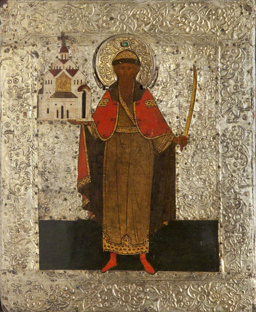 Icon with Saint Vsevolod, Grand Prince and Wonder Worker