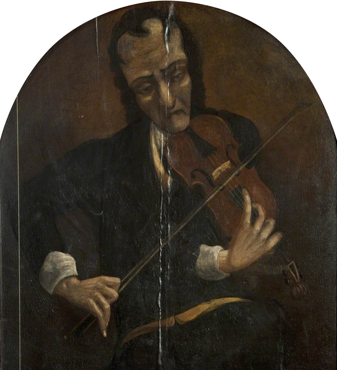 Inn Sign with Portrait of Niccolò Paganini