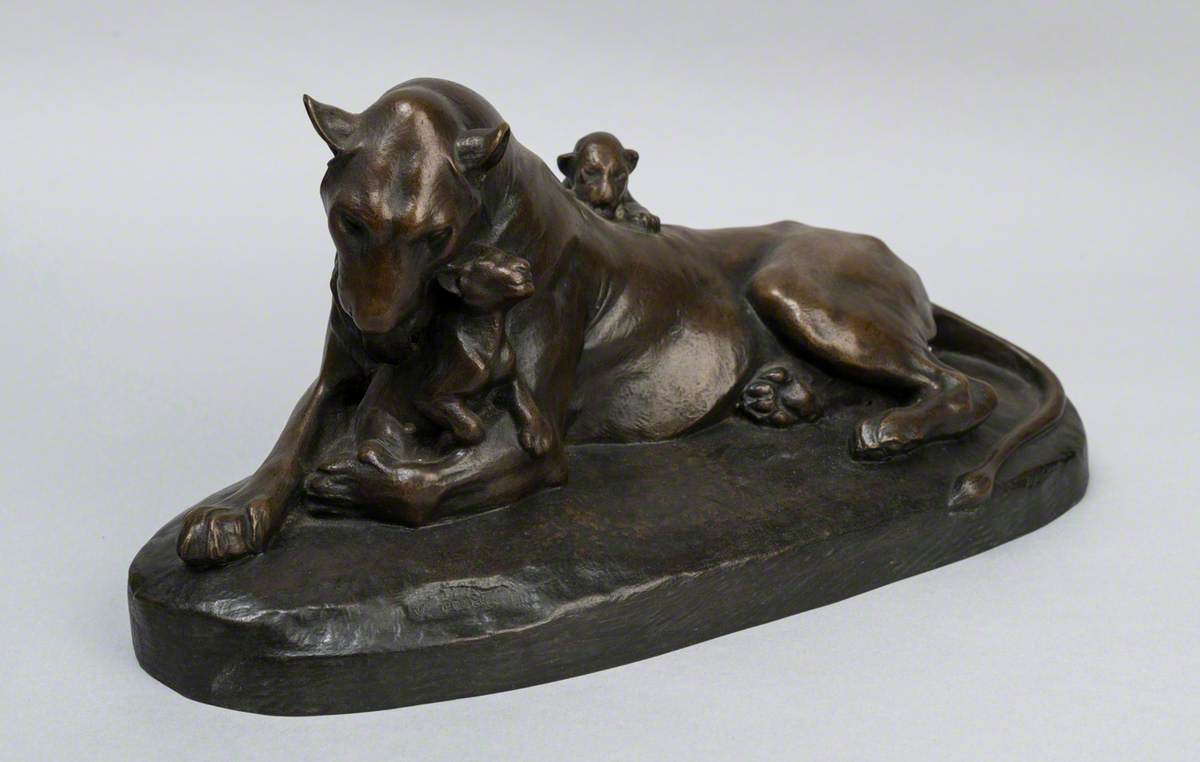 Bronze Group: Lioness and Cubs | Art UK