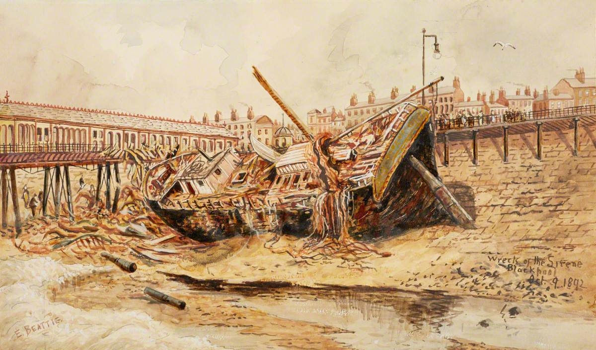 Wreck of the 'Sirene', Blackpool
