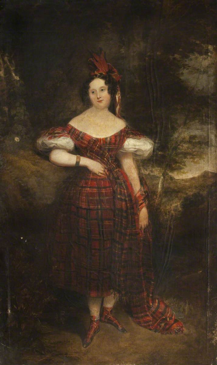 Portrait of a Lady in Highland Costume