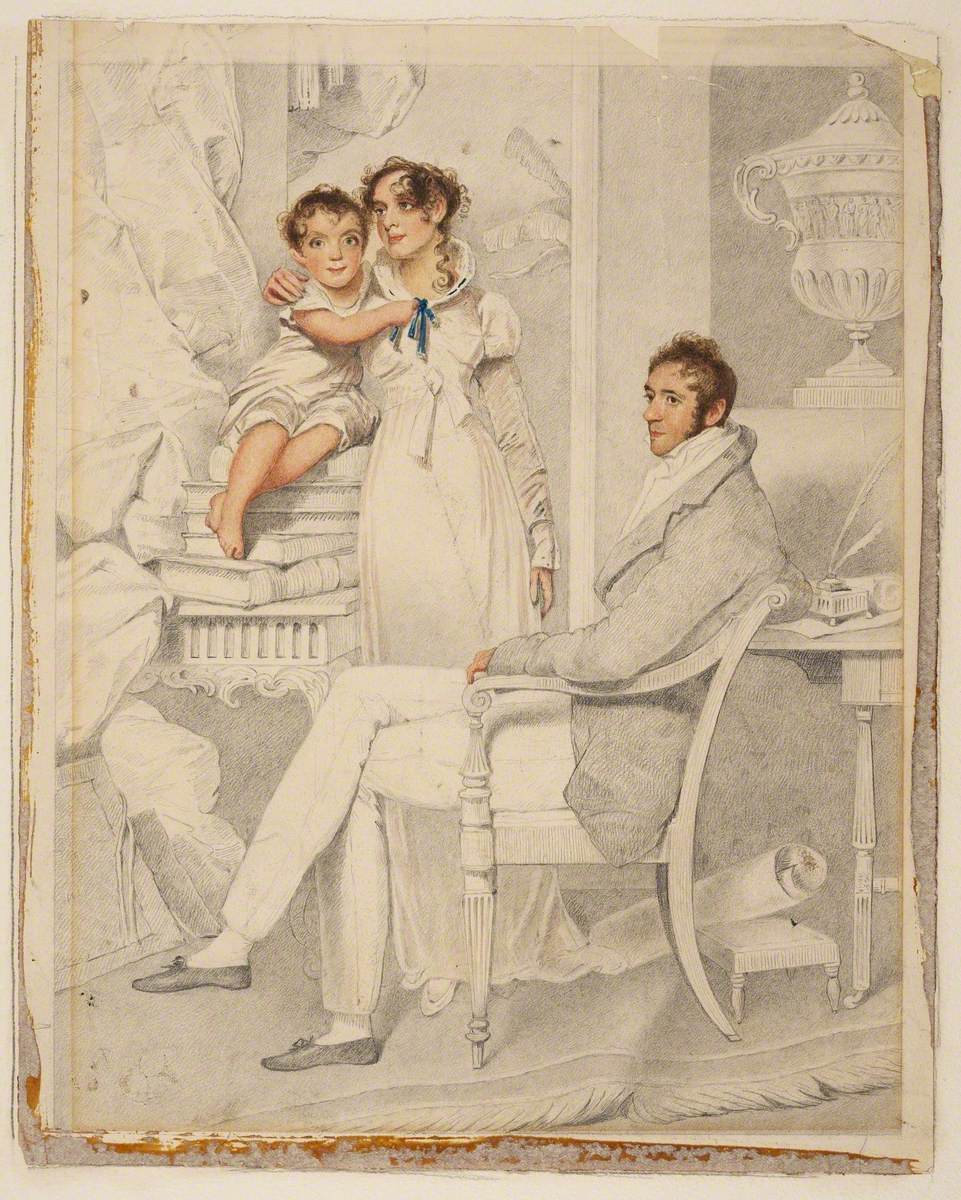 Mr and Mrs Richmond Thackeray and Their Son William