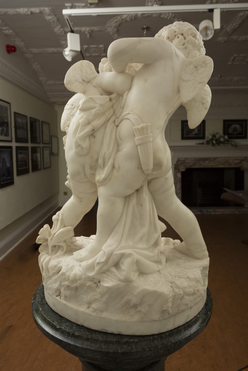 Cupids Fighting for a Human Heart