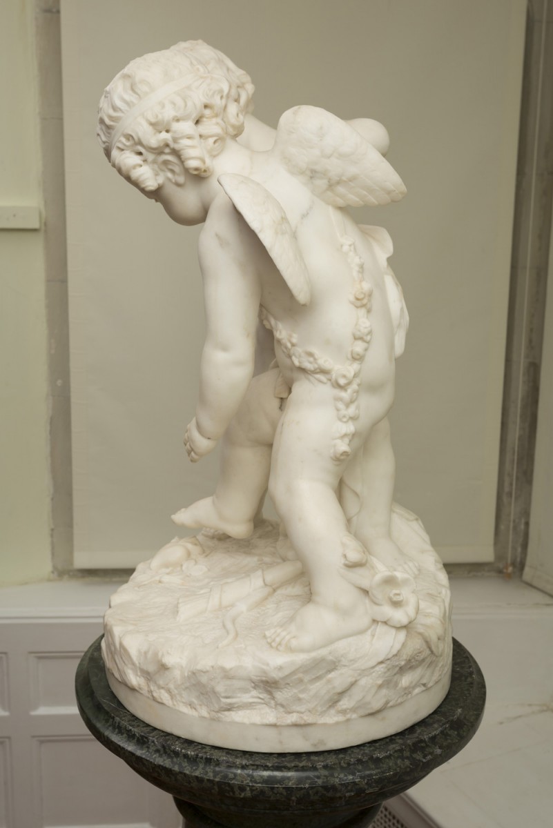 Cupids Fighting for a Human Heart