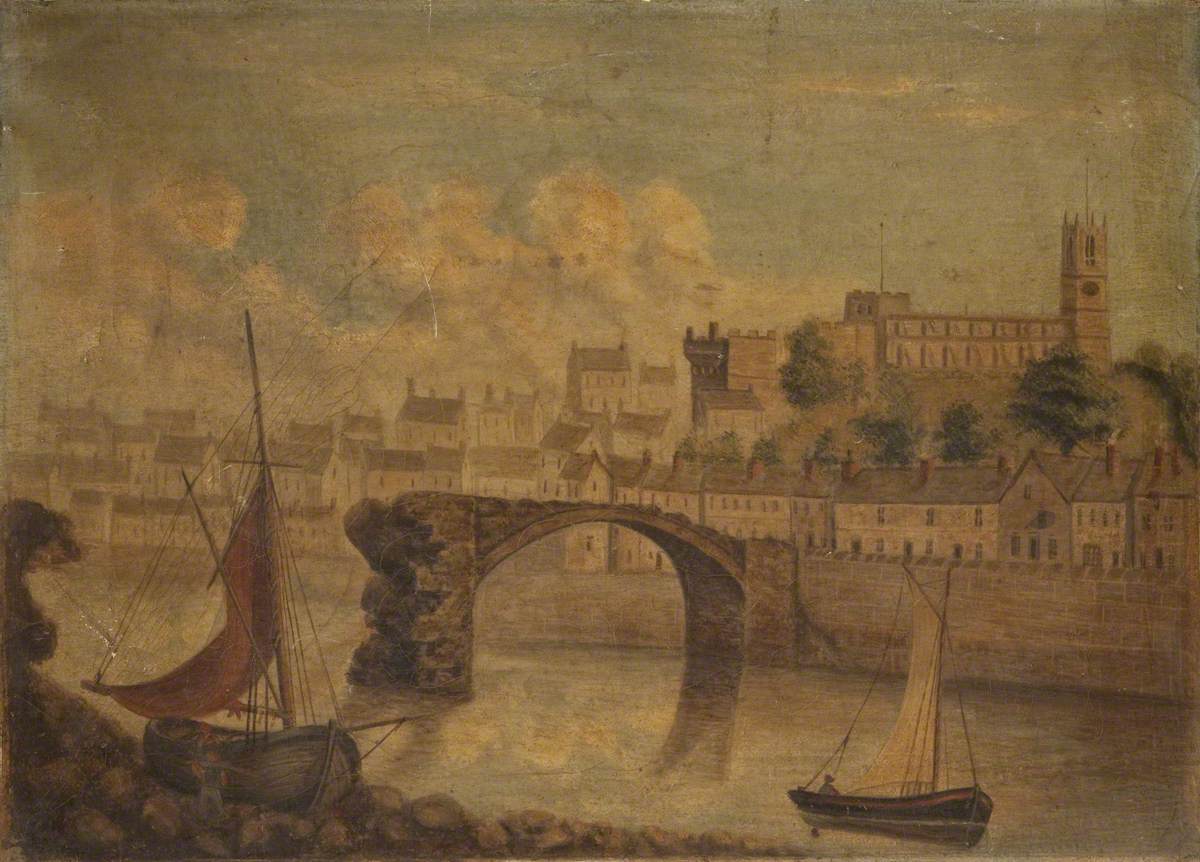 Lancaster Castle, Church and Old Bridge