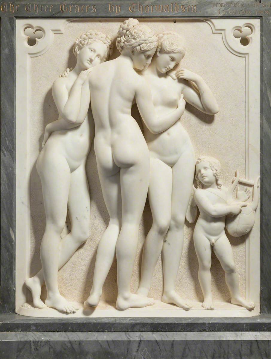The Three Graces and Cupid