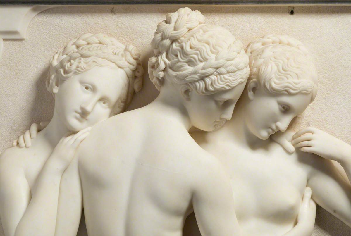 The Three Graces and Cupid