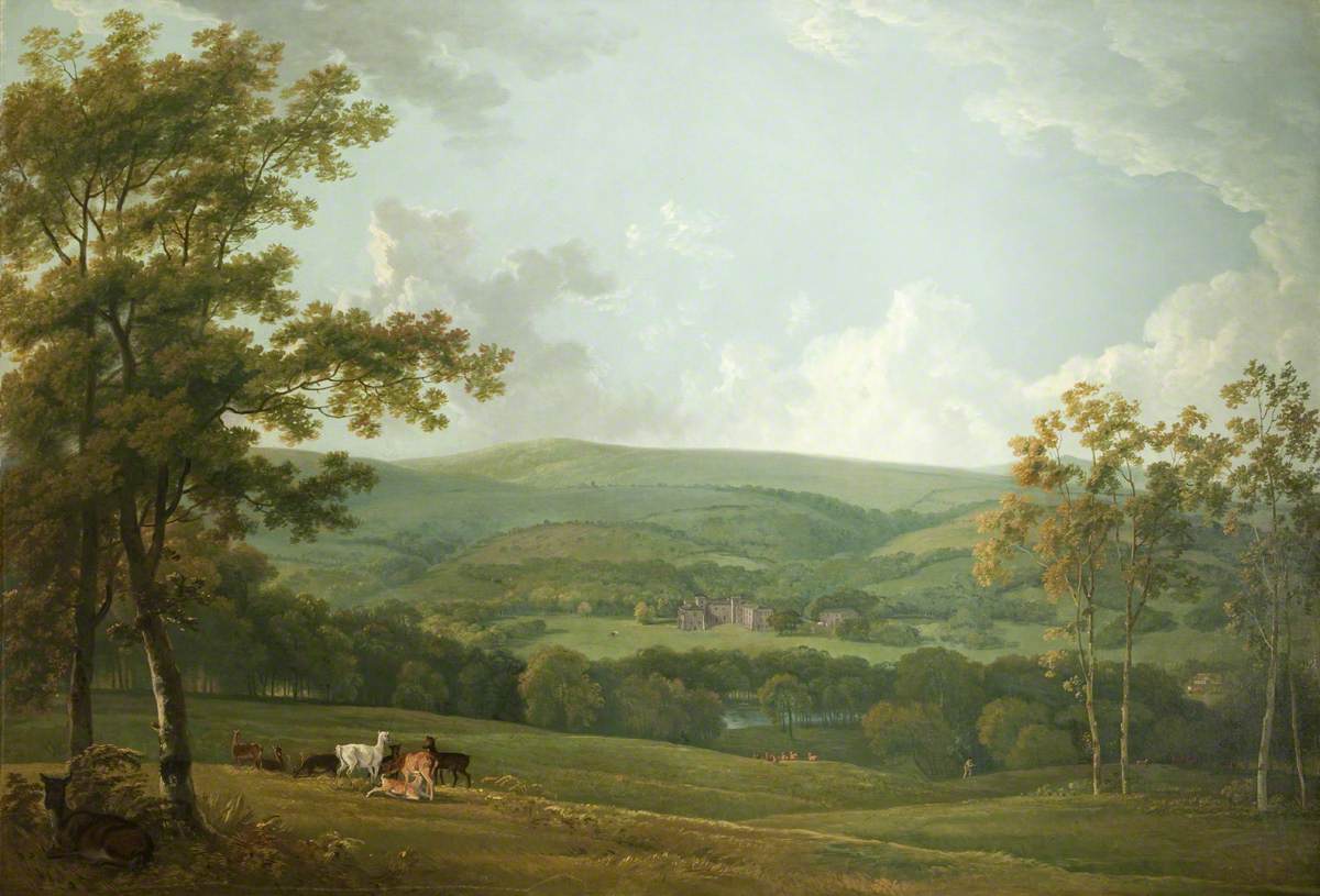 A Distant View of Towneley Hall
