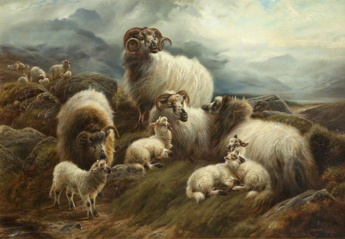 Sheep in a Landscape