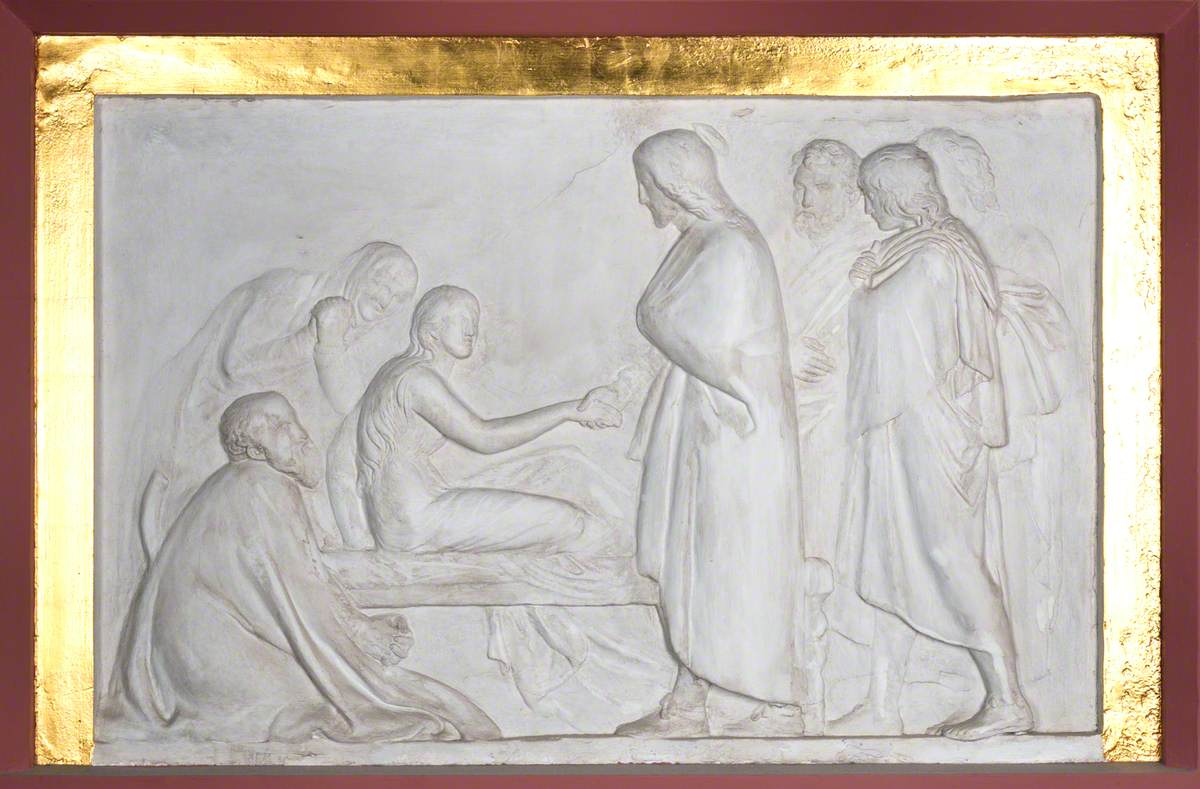 The Raising of Jairus' Daughter: Weep Not, She Is Not Dead but Sleepeth – Monument to Emily Mawby (d.1819)
