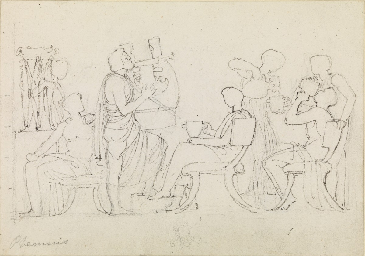 Phemius Singing to the Suitors