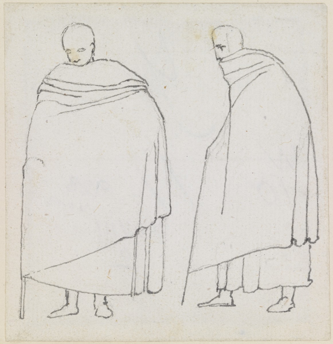 Two Cloaked Figures