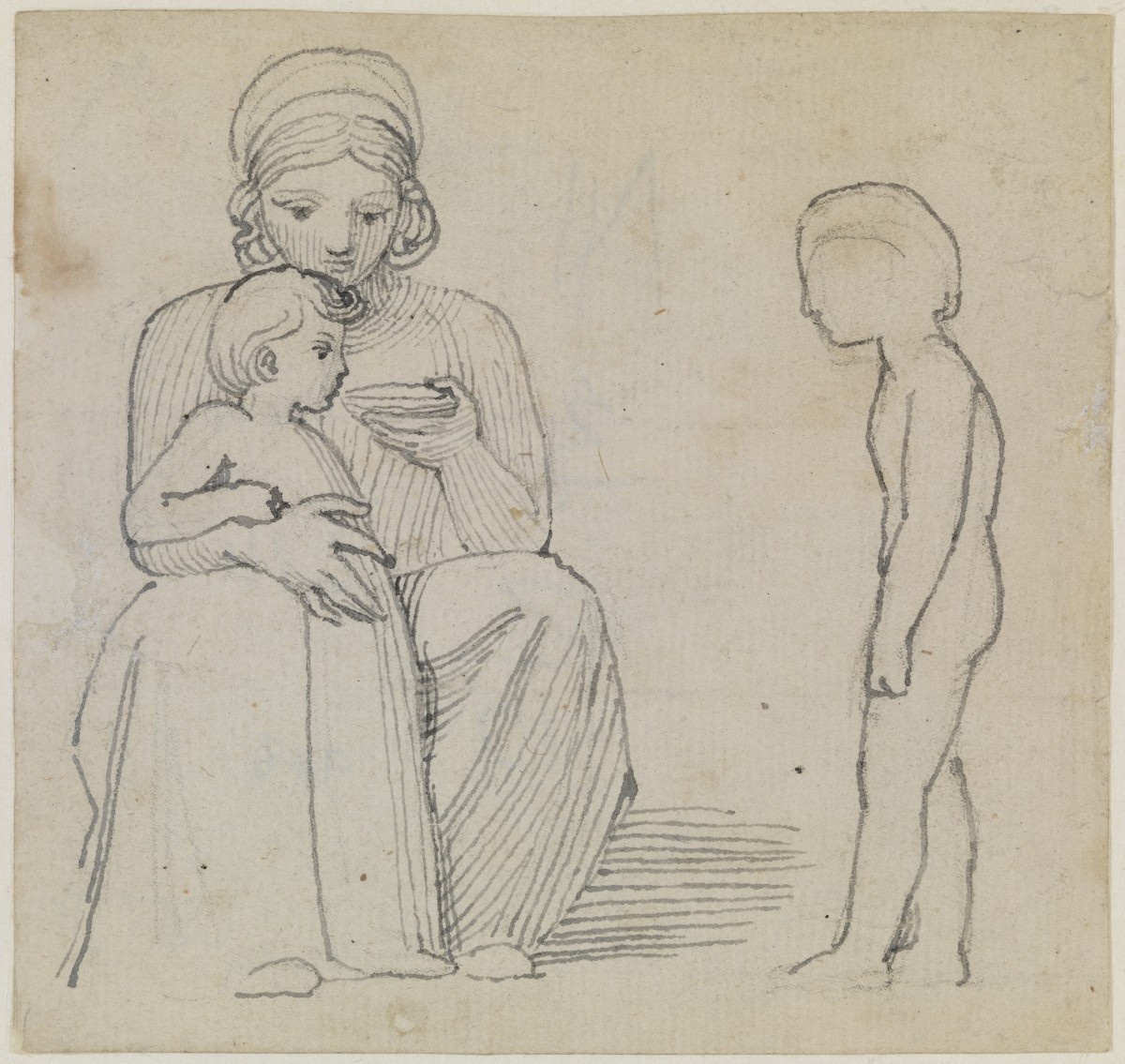 A Mother and Two Children