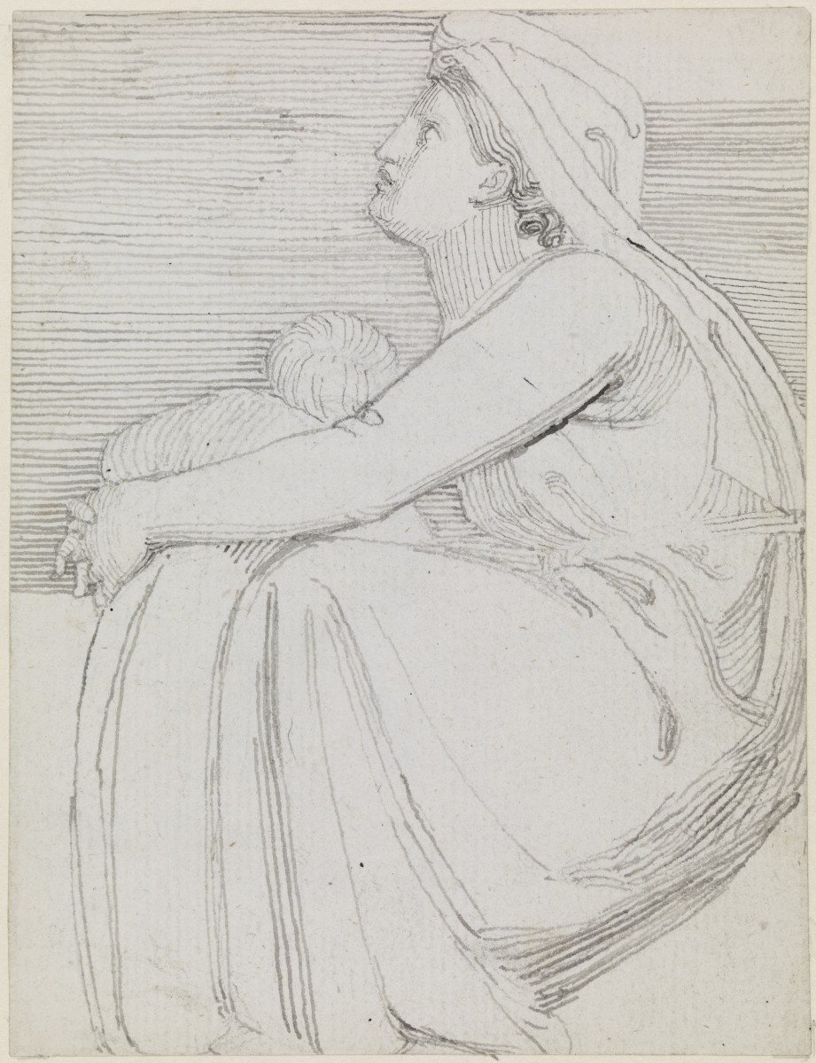 A Woman Seated to Left