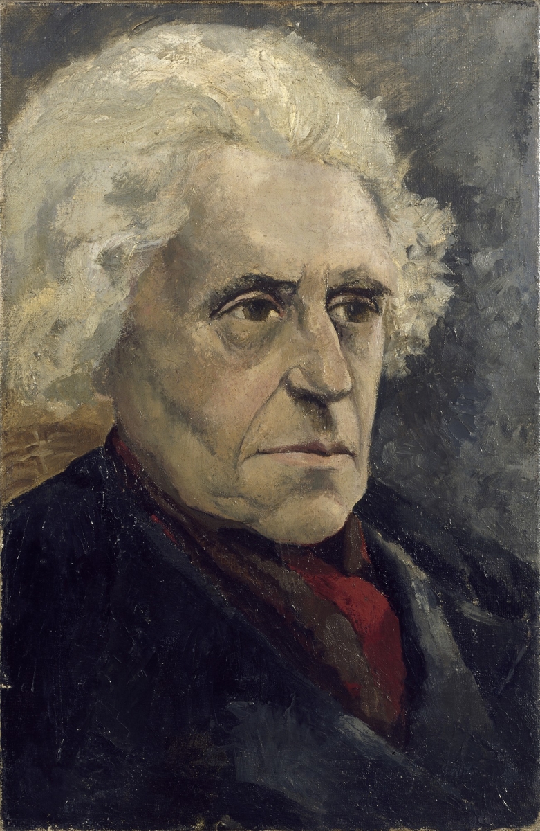 Portrait of a Grey-Haired Woman