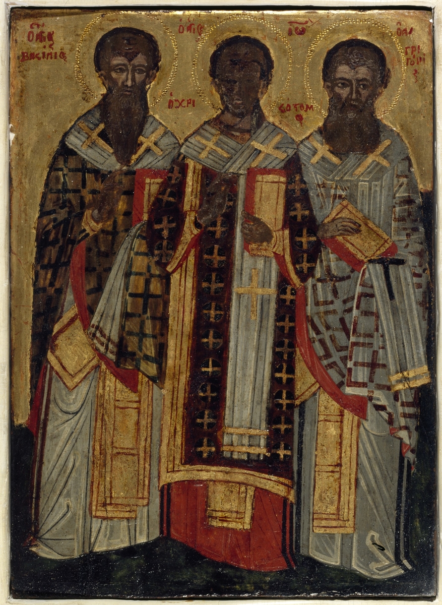 Icon with the Three Holy Hierarchs