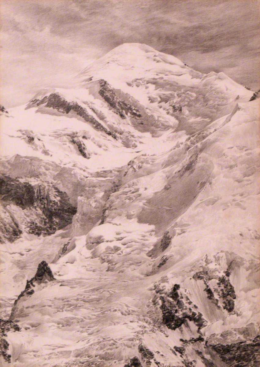 Mont Blanc from Brévent