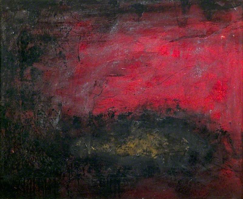 Composition in Crimson