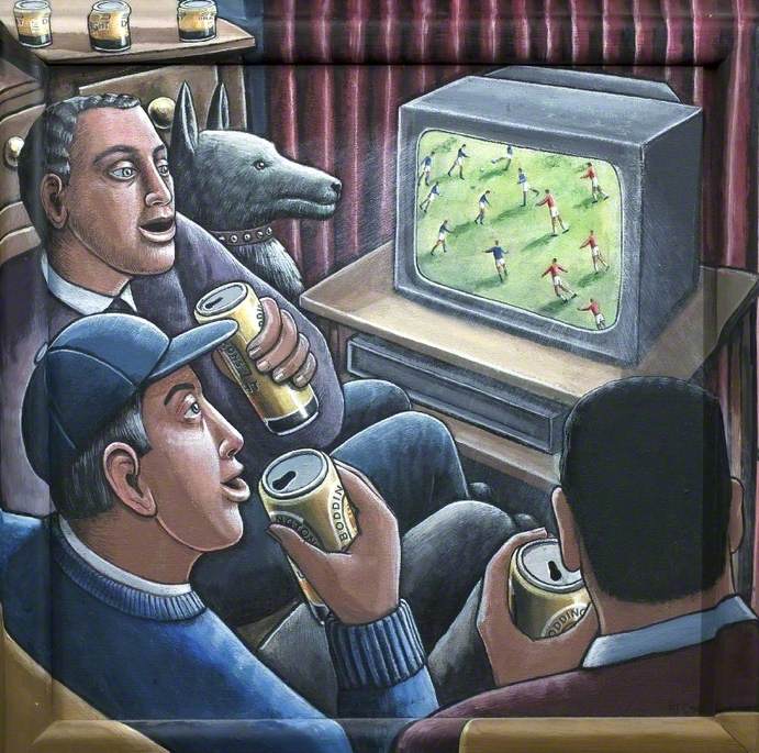 Football in Art P. J. Crook, Armchair Supporters, Leicestershire County