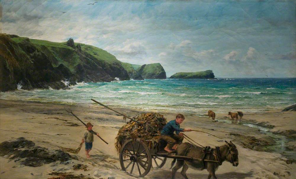 Carting for Farmer, Pengelly, Cornwall