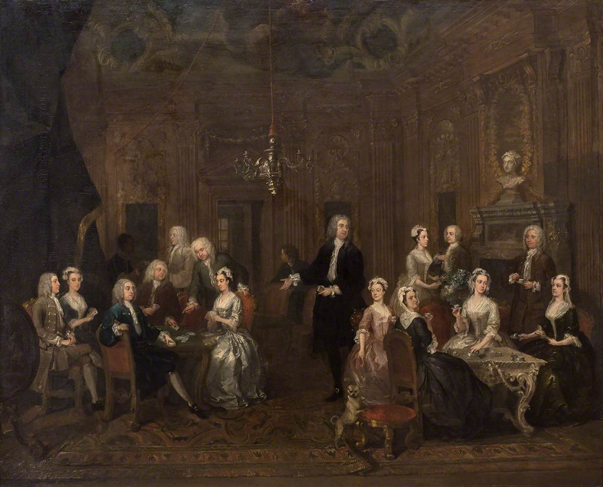 William Wollaston and his Family in a Grand Interior