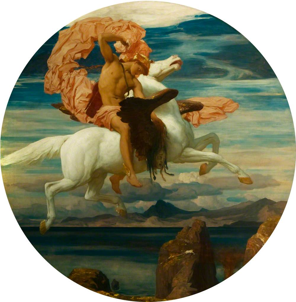Perseus, on Pegasus, Hastening to the Rescue of Andromeda