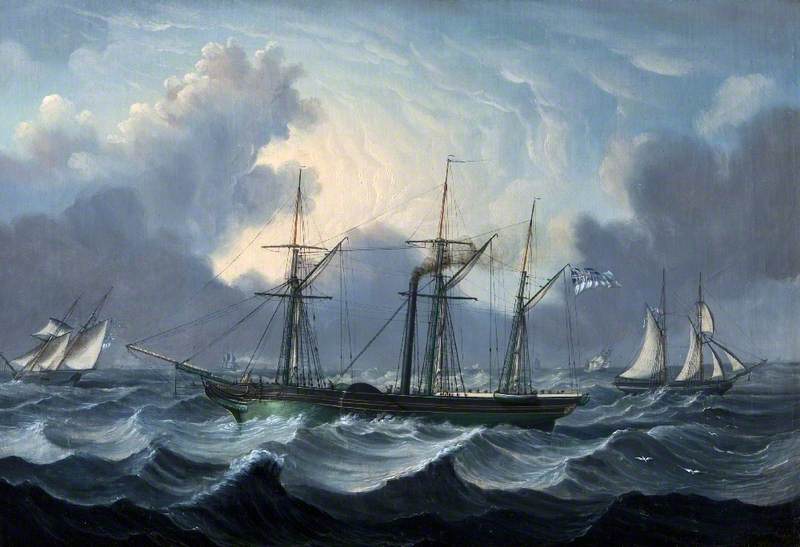 The 'Yorkshireman' at Sea with a Storm Threatening