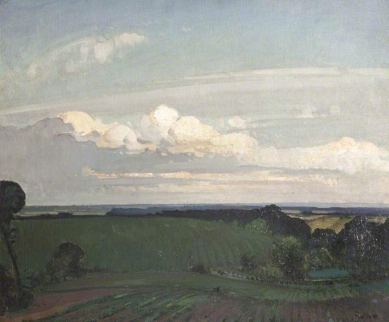 Landscape with a Large Cloud