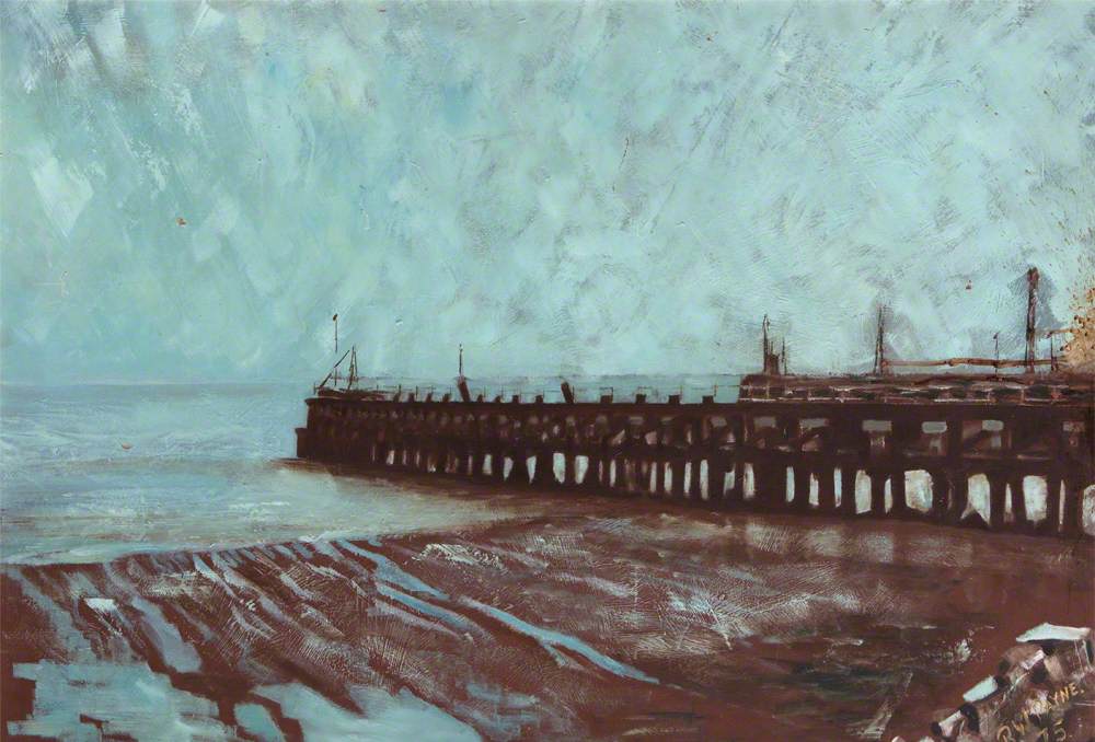 The Old Pier, Grimsby, Lincolnshire, 1975 Art UK